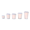 Vasos compostables térmicos - Papel + PLA