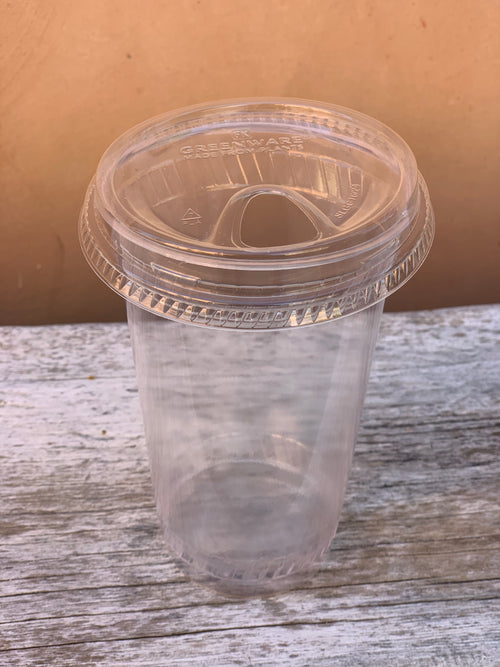 Tapas compostable para vaso - PLA