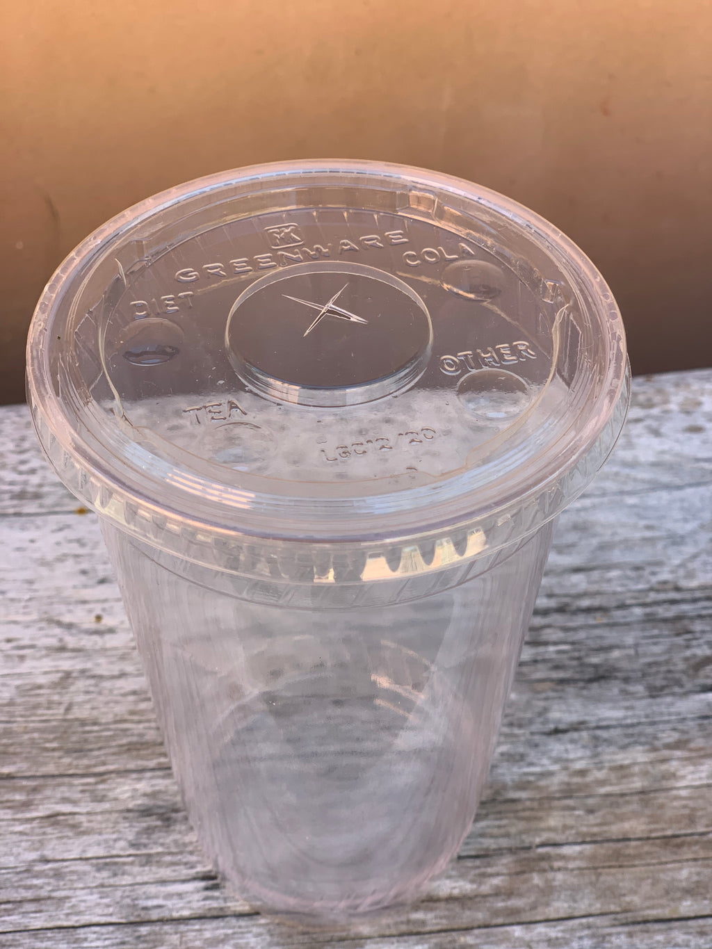 Tapas compostable para vaso - PLA