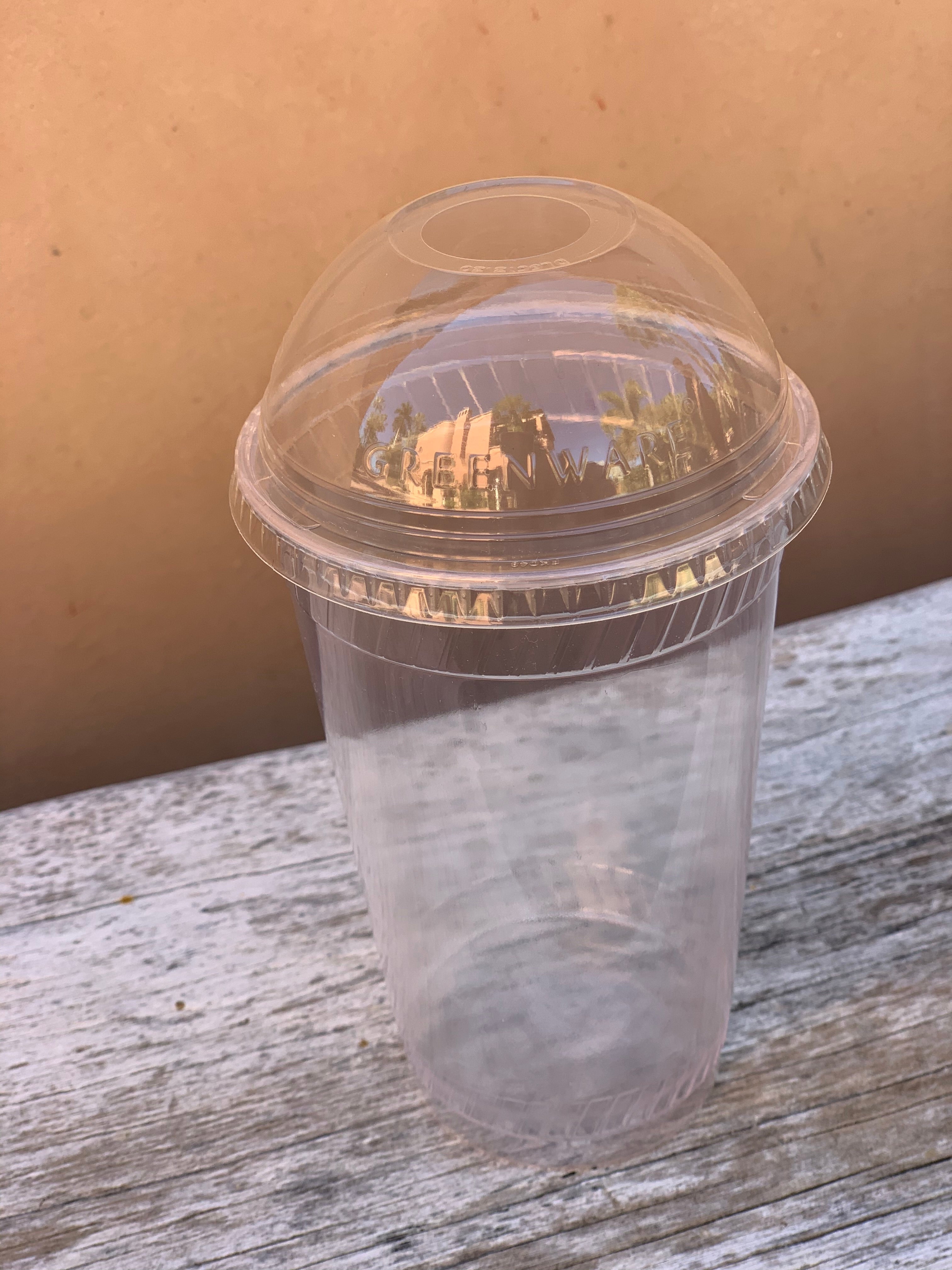 Tapas compostable para vaso - PLA