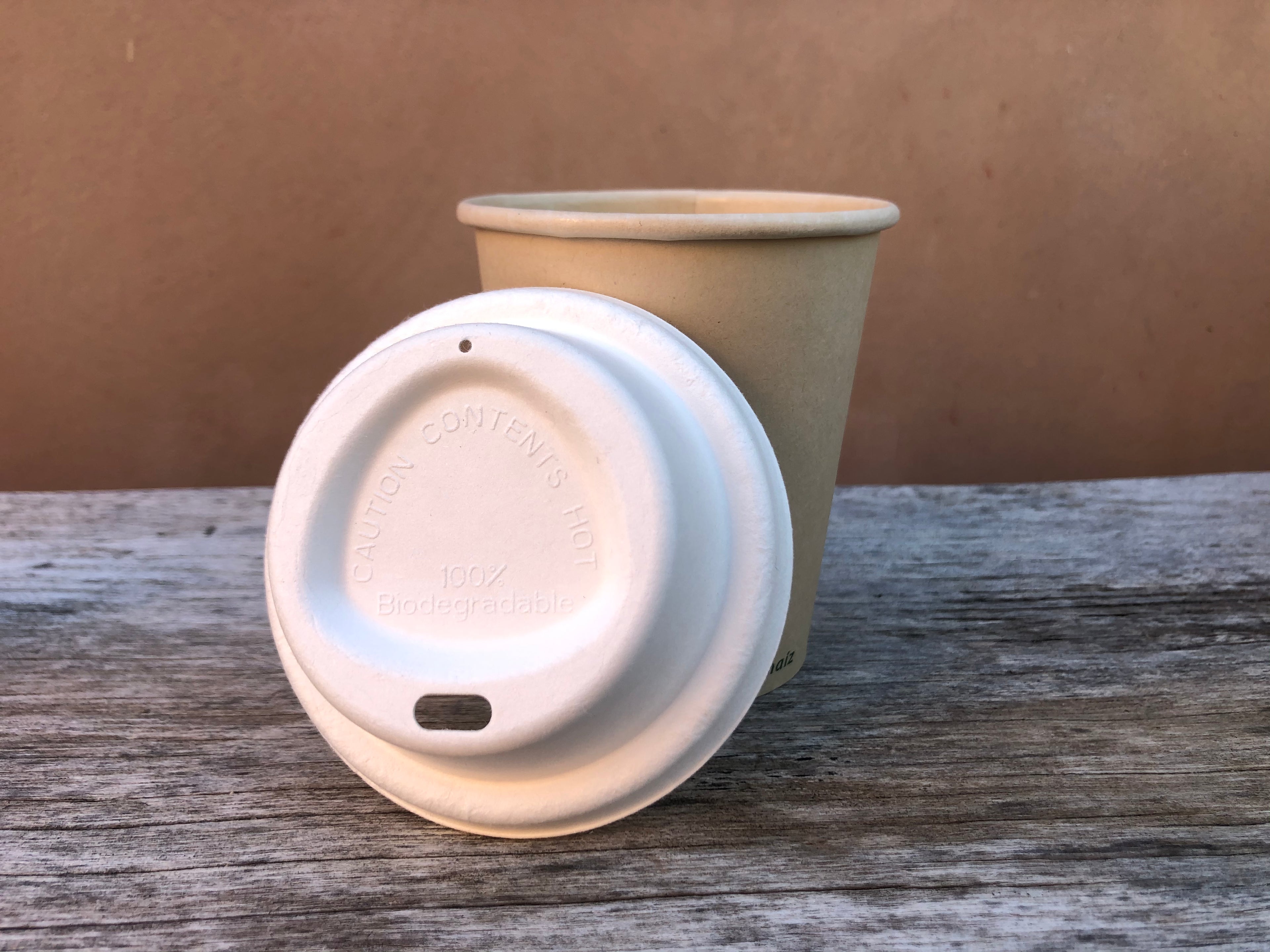 Tapas Rígidas para Vaso Térmico - Caña de Azúcar